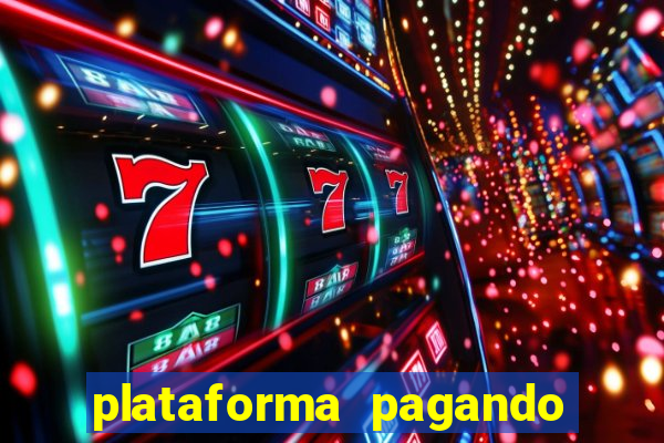 plataforma pagando no cadastro cassino